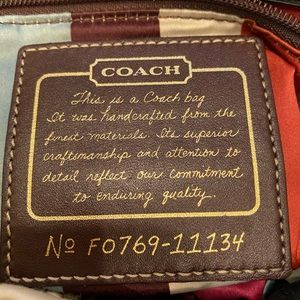 COACH Black Leather Bag!!
